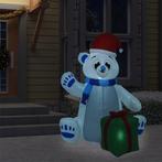 vidaXL Kerstfiguur ijsbeer opblaasbaar LED binnen en buiten, Nieuw, Verzenden