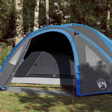 vidaXL Koepeltent 4-persoons waterdicht blauw, Verzenden, Nieuw