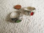 Zilver - Ring - (set van 2) Marokko 20e eeuw, Antiek en Kunst
