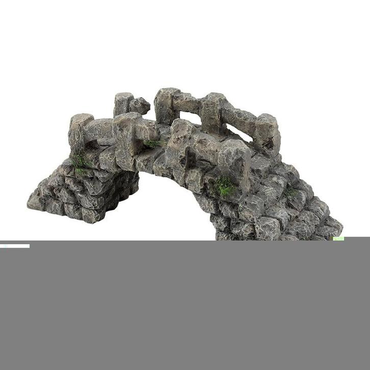 Licht stenen bruggetje / Aquarium decoratie As-907, Dieren en Toebehoren, Vissen | Aquaria en Toebehoren, Gevuld zeewateraquarium