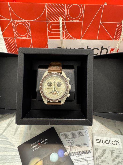 Omega x Swatch - MoonSwatch - Mission to Saturn - Zonder, Bijoux, Sacs & Beauté, Montres | Hommes