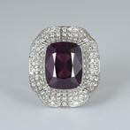 Cocktailring - 14 karaat Witgoud -  19.33ct. tw. Spinel -