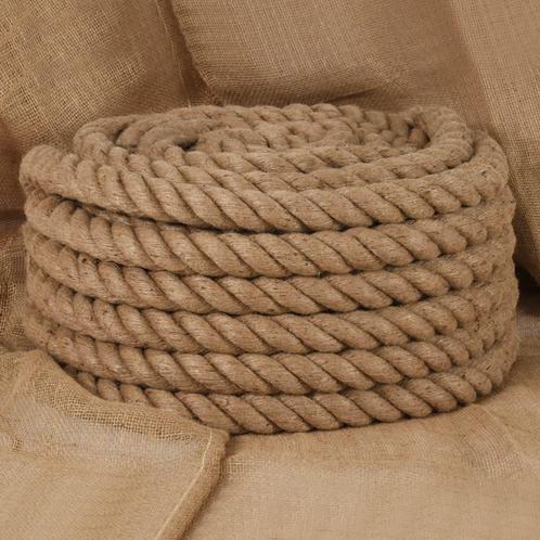vidaXL Touw 5 m lang 50 mm dik jute, Doe-het-zelf en Bouw, IJzerwaren en Bevestigingsmiddelen, Nieuw, Verzenden