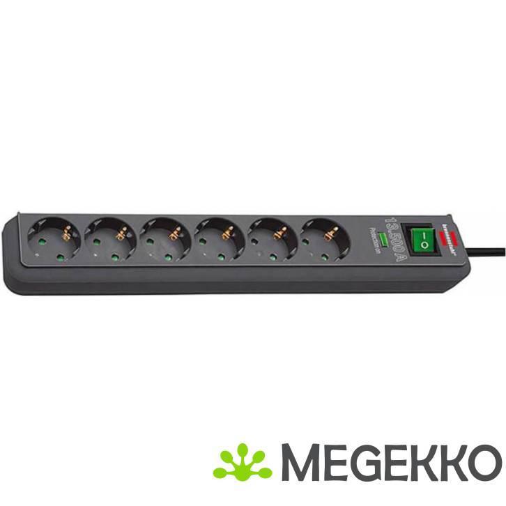 Brennenstuhl 1159710515 stekkerdoos 6 stopcontacten aan/uit, Informatique & Logiciels, Ordinateurs & Logiciels Autre, Envoi