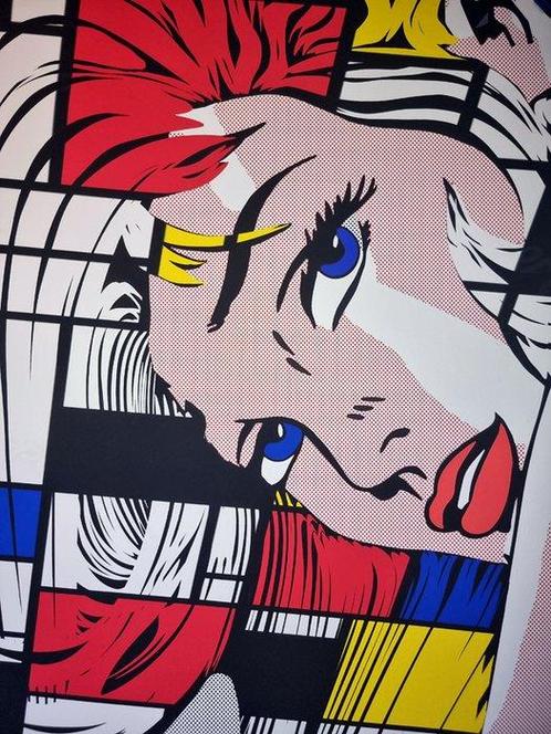 Tushikuni (1973) - COLORED MANE B (Roy Lichtenstein VS, Antiek en Kunst, Kunst | Schilderijen | Modern