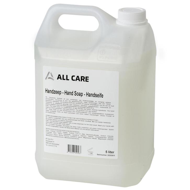 Handzeep | 5L | Vloeibaar (Parelwit) | Fris Parfum |, Zakelijke goederen, Horeca | Keukenapparatuur, Nieuw in verpakking, Verzenden