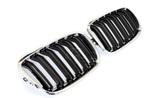 Nieren grill set | BMW X5 E70 en X6 E71 | Dubbele spijlen ne, Auto-onderdelen, Verzenden, Nieuw, BMW