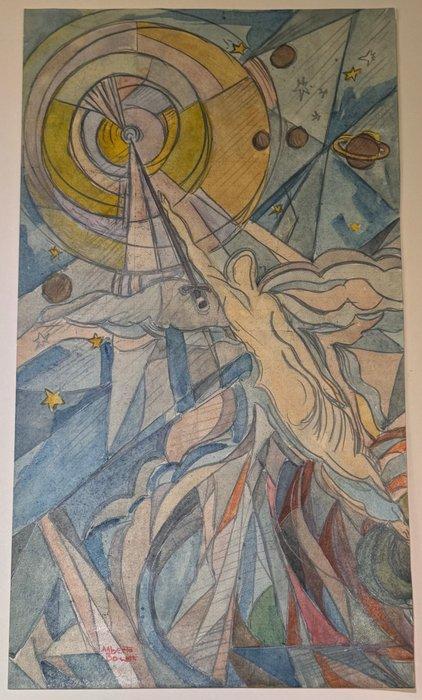 Uberto Bonetti (1909-1993) - LAngelo della Passione, Antiek en Kunst, Kunst | Designobjecten