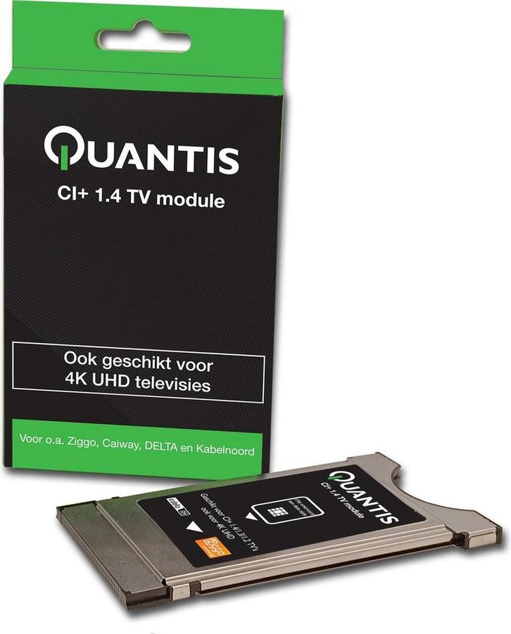 Quantis Ziggo CI+ module 1.4, Audio, Tv en Foto, Schotelantennes, Nieuw, Ophalen of Verzenden