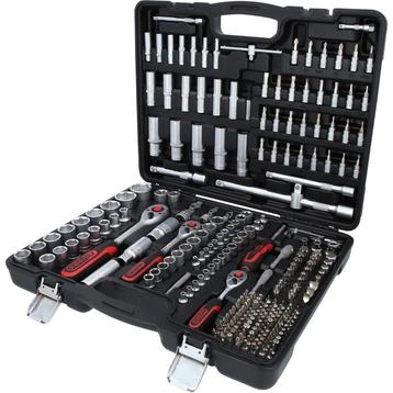 KS Tools 1/4 + 3/8 + 1/2 Dopsleutelset Evolution 255-delig, Verzenden