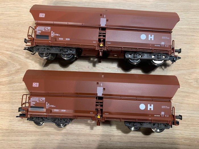 Fleischmann H0 - Modeltrein goederenwagon (2) - DB, Hobby en Vrije tijd, Modeltreinen | H0