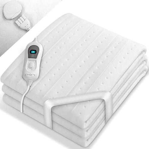 Sinnlein® Elektrische deken - Warmtedeken - 150x80cm - Wit, Huis en Inrichting, Woonaccessoires | Overige, Verzenden