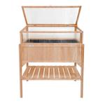 Lendo Online Bac Potager Surélevé avec Serre 98x49x120 Bois, Tuin en Terras, Nieuw