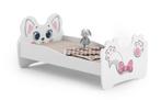 Peuterbed - kinderbed - roze poes - 160x80 cm - met matras, Ophalen of Verzenden, Nieuw