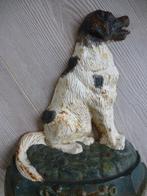 Deurstopper - Gietijzer - Zittende Hond, Antiek en Kunst