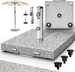 tillvex® Granit Parasolstandaard met transportgreep, 25 kg,, Tuin en Terras, Verzenden, Nieuw
