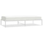 Bedframe Wit 90x190 | Retour Deal | 40% Korting, Huis en Inrichting, 90 cm, Eenpersoons, Verzenden, Nieuw