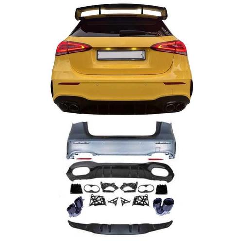 Achterbumper met diffuser voor mercedes a-klasse w177 hatchb, Auto-onderdelen, Carrosserie