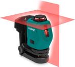 2dekans | VONROC Kruislijnlaser – 360° - rood – 4V accu –, Doe-het-zelf en Bouw, Ophalen of Verzenden, Nieuw