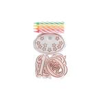 Kaarsen Set met Cijfers 5,5cm 8st, Hobby en Vrije tijd, Verzenden, Nieuw