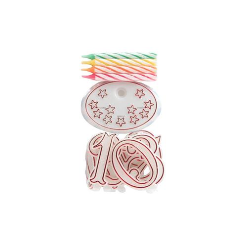 Kaarsen Set met Cijfers 5,5cm 8st, Hobby en Vrije tijd, Feestartikelen, Nieuw, Verzenden