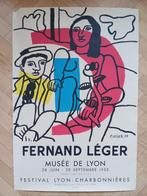 Fernand Leger - Affiche lithographique originale - Festival, Antiek en Kunst