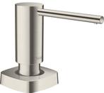 Hansgrohe A71 zeep-/ lotiondispenser, rvs look, Ophalen of Verzenden, Nieuw, Bad