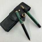 Pelikan - Souverän M400 Black-Green Fountain Pen & Ballpoint, Verzamelen, Pennenverzamelingen, Nieuw