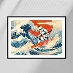 SKE - Stormtrooper Kanagawa Wave, Antiek en Kunst, Kunst | Schilderijen | Modern