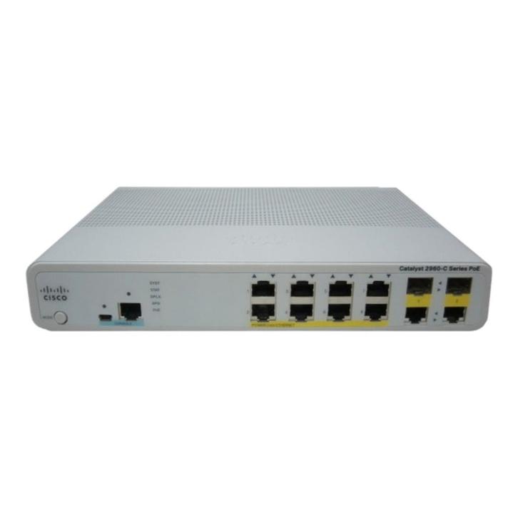 Cisco WS-C2960C-8TC-L, Informatique & Logiciels, Commutateurs réseau, Enlèvement ou Envoi