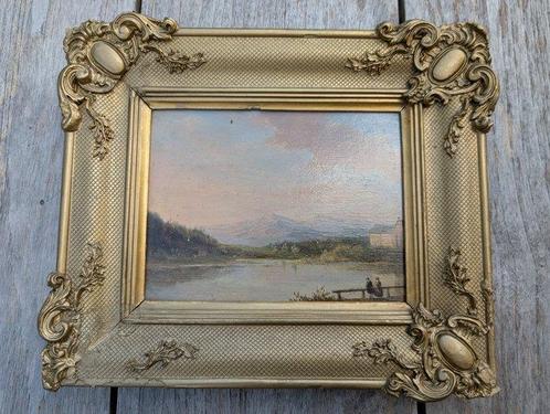 Nicolaas Barnouw ( 1809-1873) - Berg landschap, Antiek en Kunst, Kunst | Schilderijen | Klassiek