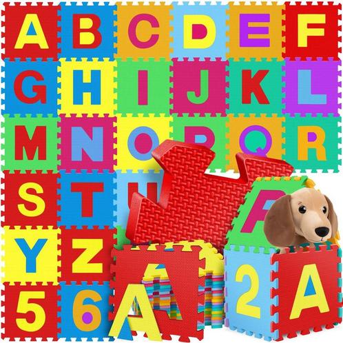 KIDIZ® 86-Delige Puzzelmat Speeltapijt Schuimmat Kindertapij, Kinderen en Baby's, Speelgoed | Overig, Verzenden
