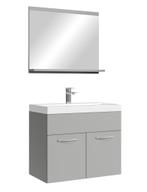 Badkamermeubel Montreal Set 02 60 x 35 cm Mat Grijs, Verzenden, Nieuw