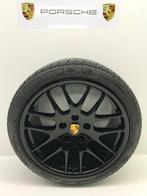 Porsche Panamera (970) 20 inch Spyder zwart met banden, Ophalen, Gebruikt, 295 mm, Banden en Velgen