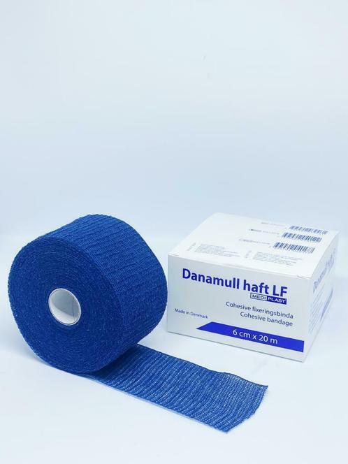 Danamull Haft Zelfklevend Fixatiewindsel blauw 6cm x 20m, Diversen, Verpleegmiddelen, Nieuw, Ophalen of Verzenden