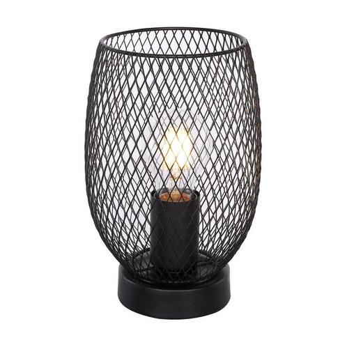 LED Moderne Tafellamp - Zwart Metaal - E27 fitting - Amman, Huis en Inrichting, Lampen | Overige, Nieuw, Verzenden