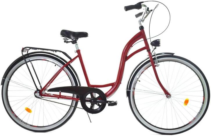Meisjesfiets - 26 inch - met 3 versnellingen - rood zwart, Fietsen en Brommers, Fietsen | Meisjes, Nieuw, Ophalen of Verzenden