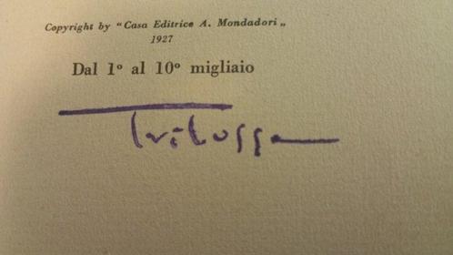 Signed, Trilussa - La Gente - 1927, Antiek en Kunst, Antiek | Boeken en Manuscripten