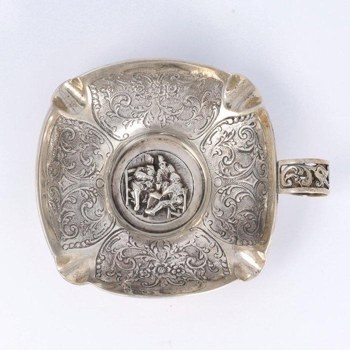 NO RESERVE - J.M. Visser - Asbak - .835 zilver, Antiek en Kunst, Antiek | Zilver en Goud
