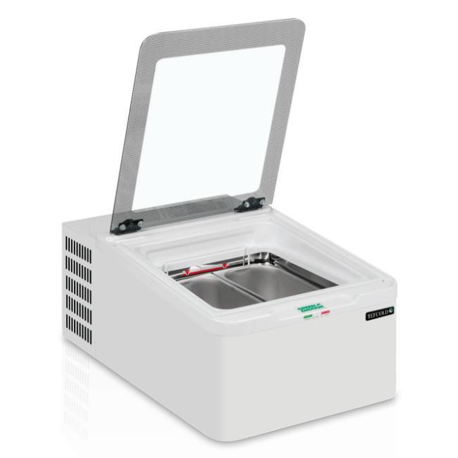 Schepijsvitrine | ICE | Wit | 2x 5L | -10°C/-22°C |, Zakelijke goederen, Horeca | Keukenapparatuur, Nieuw in verpakking, Verzenden