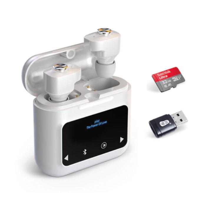 K1 3-in-1 Draadloze Oortjes + Media Speler/Powerbank Touch, Telecommunicatie, Mobiele telefoons | Oordopjes, Nieuw, Verzenden