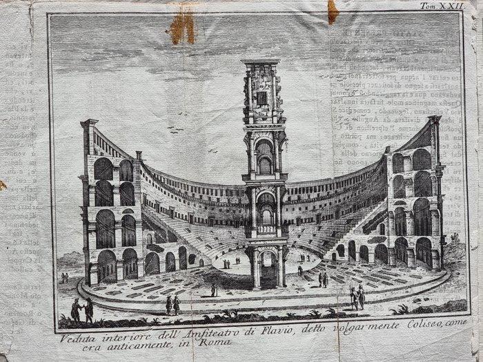 Italië - Roma; Thomas Salmon / Giovanni Battista Albrizzi -, Boeken, Atlassen en Landkaarten