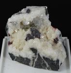 Cinnabar sur dolomite Cristaux sur matrice - Hauteur : 53 mm