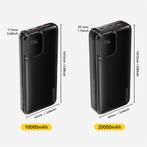 Powerbank 22,5W PD Snelladen  - 20.000mAh - 2 Oplaadpoorten, Verzenden