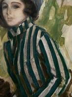 Tito Corbella (1885-1966), Attr. a - Donna con cane, Antiek en Kunst