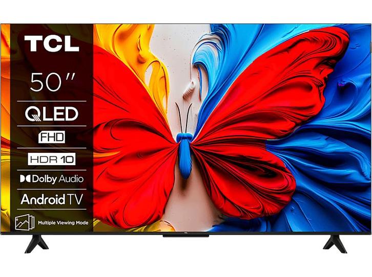 Tcl -   Fhd Qled Android Tv 50(2025) - Zwart, TV, Hi-fi & Vidéo, Télévisions, Envoi