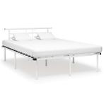 vidaXL Bedframe metaal wit 160x200 cm, Huis en Inrichting, Slaapkamer | Bedden, Verzenden, Nieuw