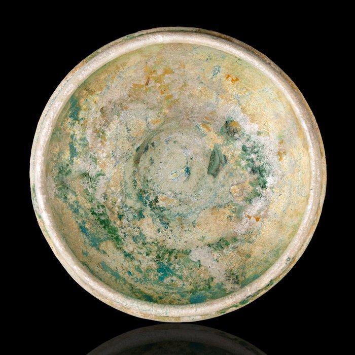 Kashan Groene geglazuurde aardewerkkom (Zonder Minimumprijs), Antiek en Kunst, Antiek | Overige Antiek