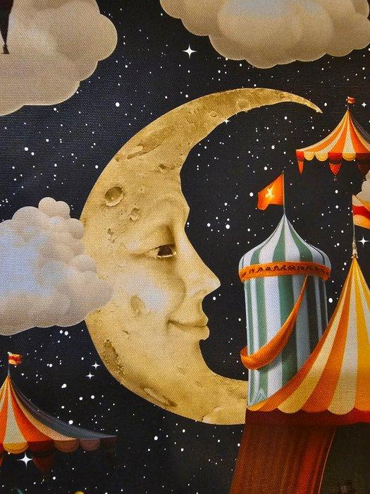 300x280cm! Tessuto Original Paradise Circus - XXL Rapport, Antiquités & Art, Tapis & Textile