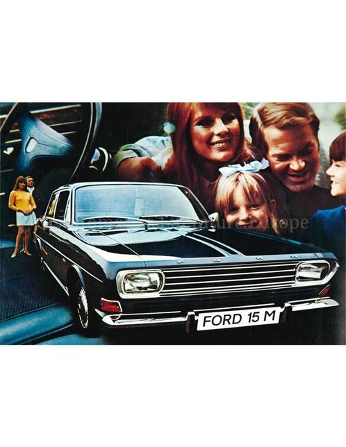 1970 FORD TAUNUS 15M BROCHURE NEDERLANDS, Boeken, Auto's | Folders en Tijdschriften